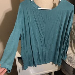 Piko light teal/blue long sleeve shirt